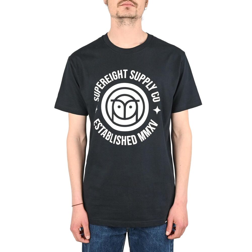 Supereight Supply Co Owl S/S T-Shirt - Navy