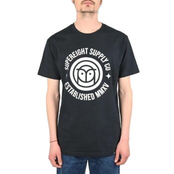 Supereight Supply Co Owl S/S T-Shirt - Navy