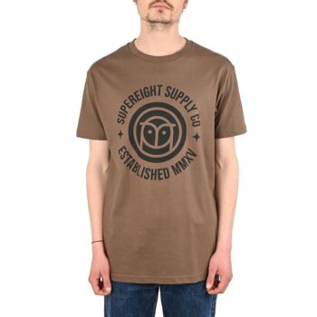 Supereight Supply Co Owl S/S T-Shirt - Walnut