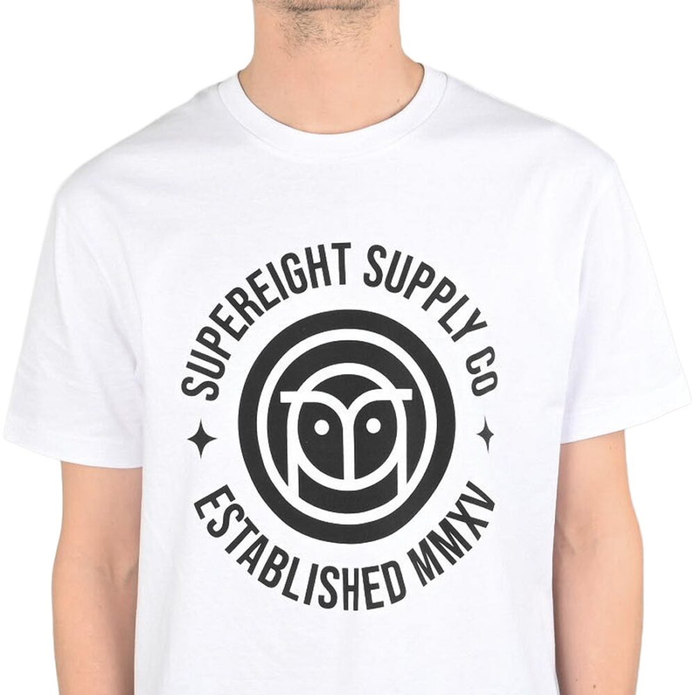 Supereight Supply Co Owl S/S T-Shirt - White