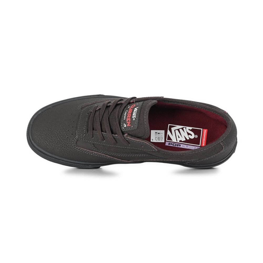Vans Curren Caples Skate Shoes - Dark Brown