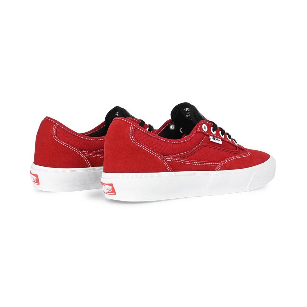 Vans Curren Caples Skate Shoes - Red/White