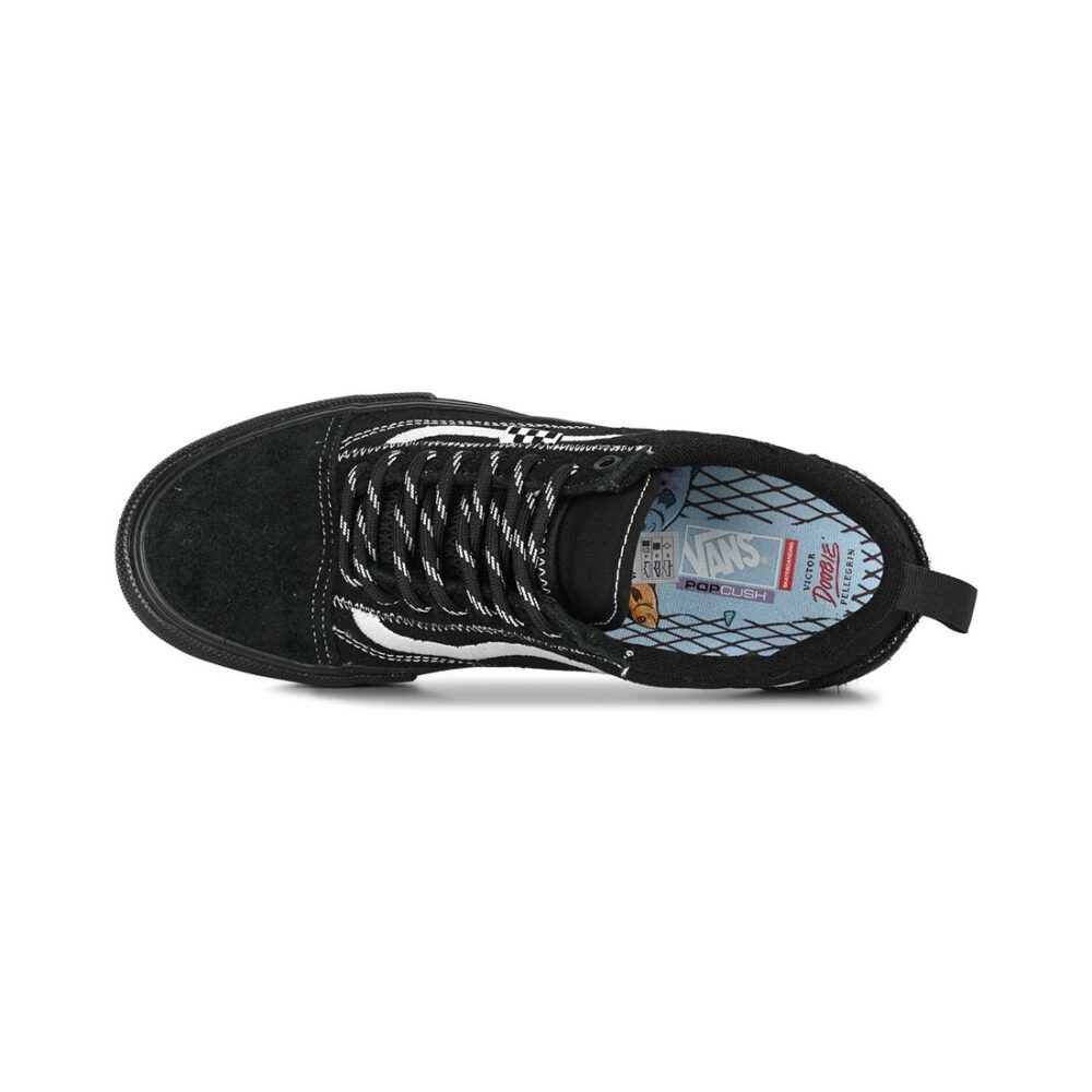 Vans Doobie Skate Old Skool Net Skate Shoes - Black/Black