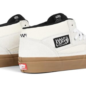 Vans Half Cab Skate Shoes - Antique White/Gum