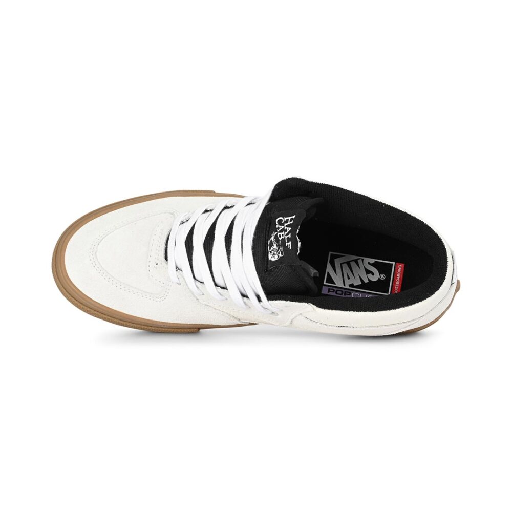 Vans Half Cab Skate Shoes - Antique White/Gum