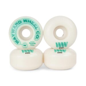 Wayward Tom Snape Classic 51mm Skateboard Wheels - White