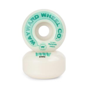 Wayward Tom Snape Classic 51mm Skateboard Wheels - White
