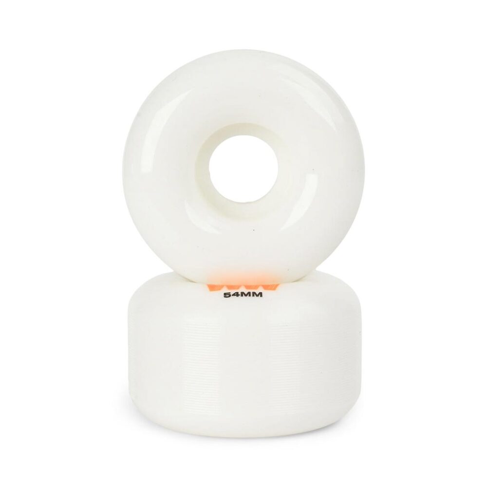 Wayward Waypoint Formula 54mm Skateboard Wheels - White/Orange