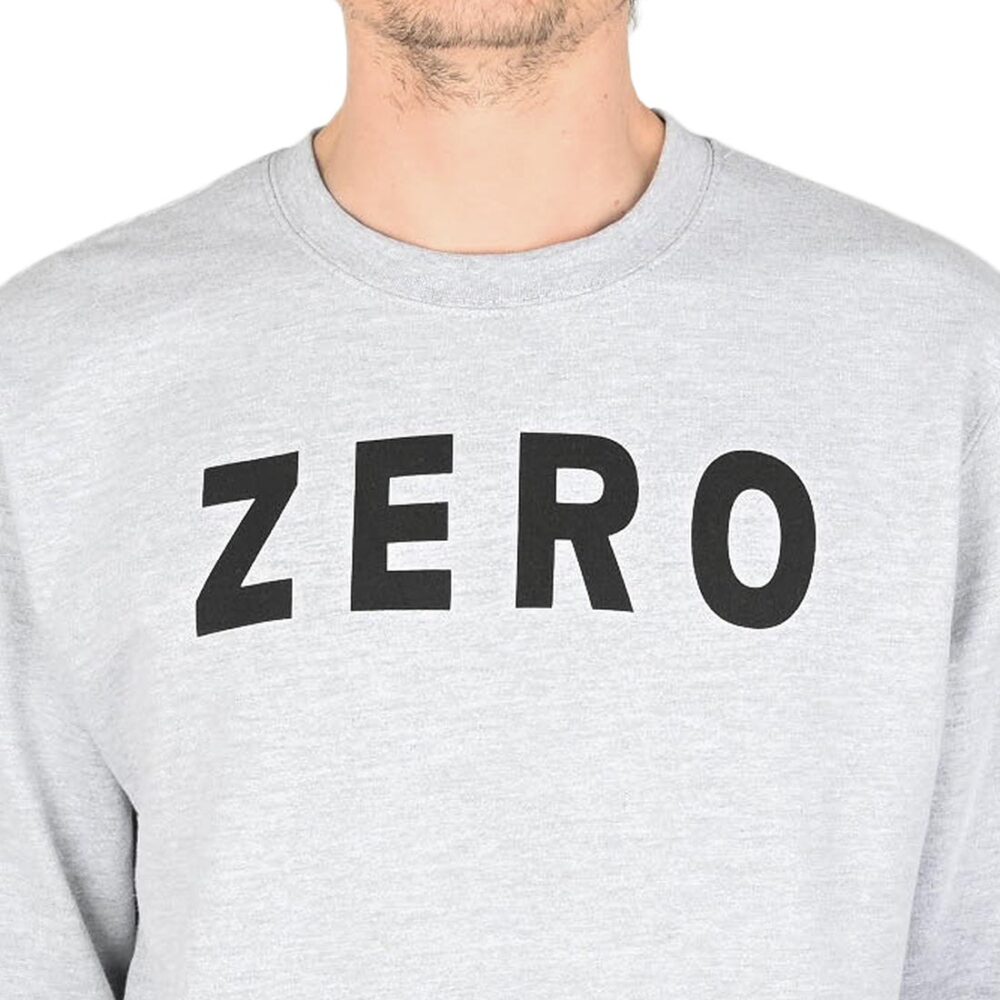 Zero Army Crew Sweater - Grey