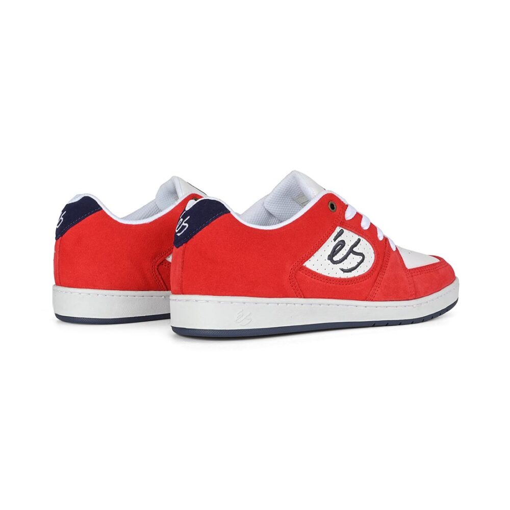 eS Accel Slim Skate Shoes - Red/White/Navy