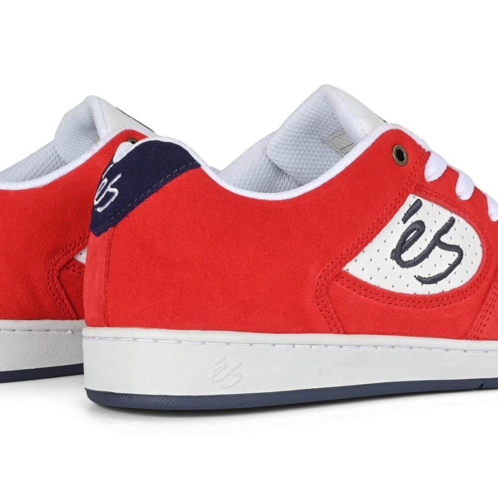 eS Accel Slim Skate Shoes - Red/White/Navy