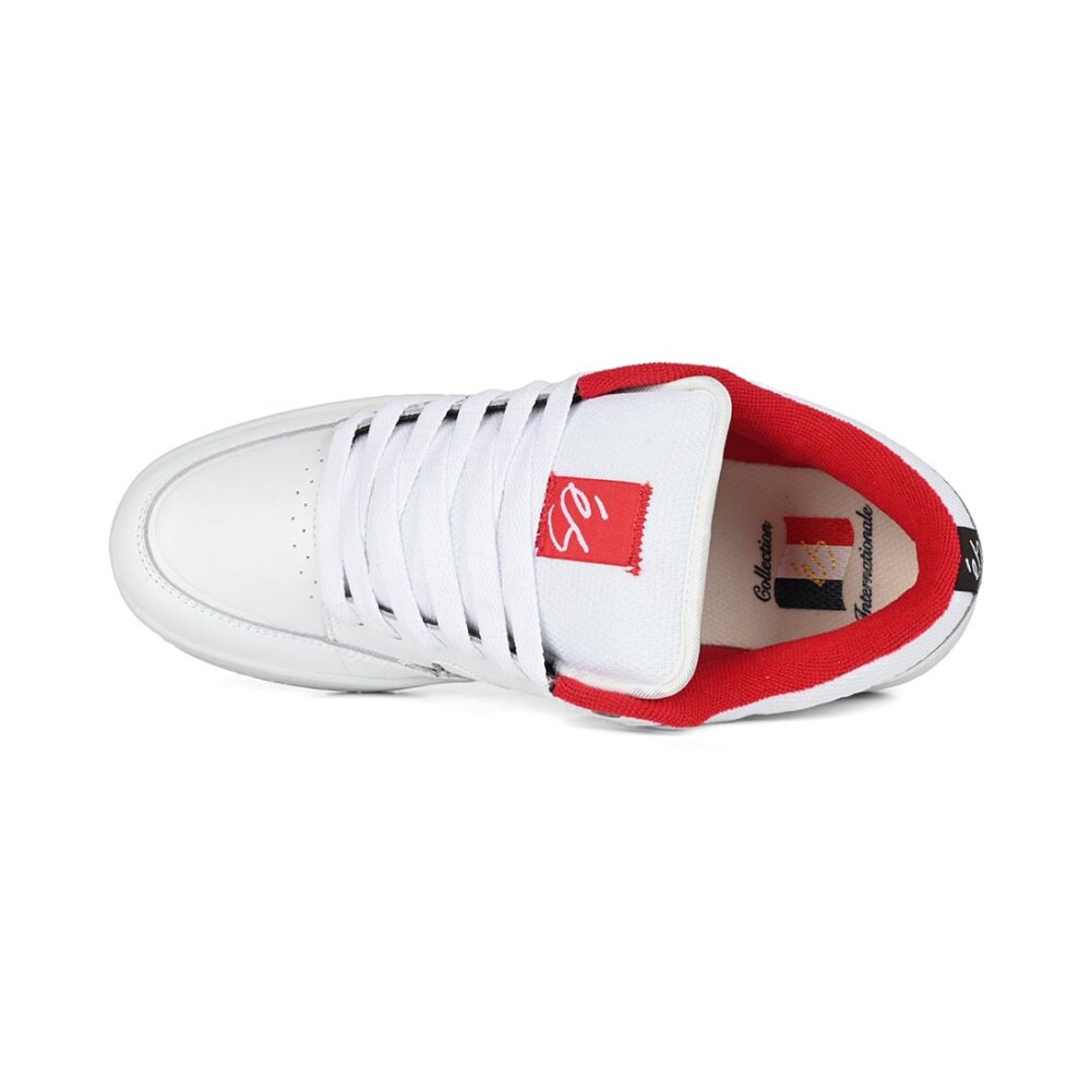 eS Sophisto Low Top Skate Shoes - White/Navy/Red