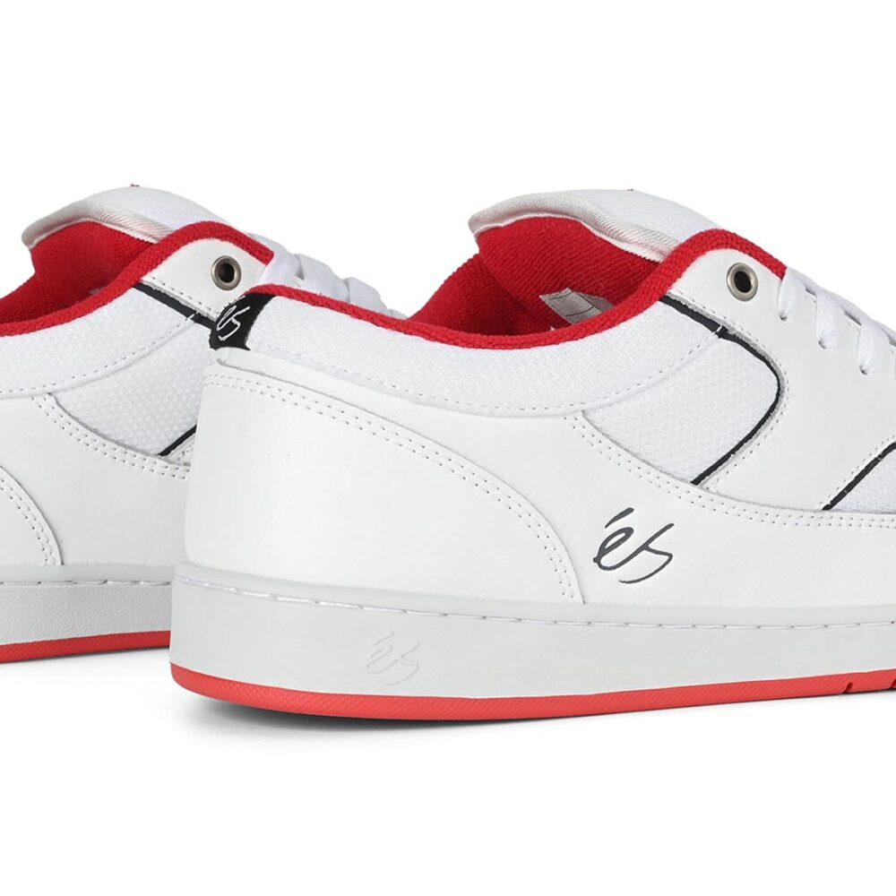 eS Sophisto Low Top Skate Shoes - White/Navy/Red