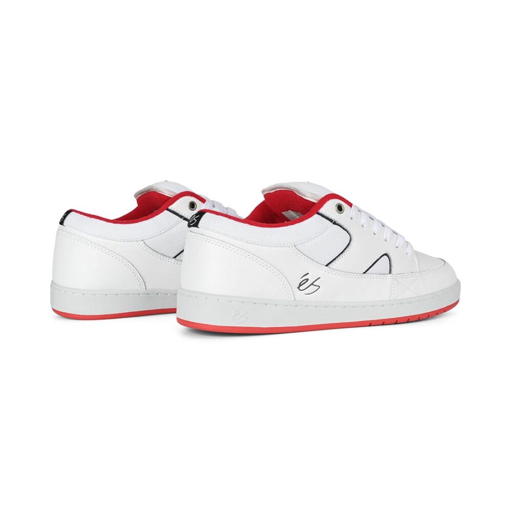 eS Sophisto Low Top Skate Shoes - White/Navy/Red