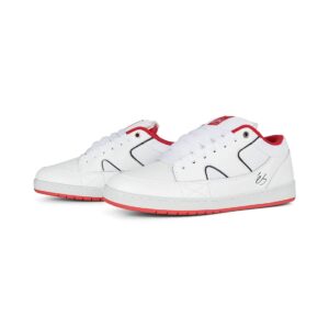 eS Sophisto Low Top Skate Shoes - White/Navy/Red