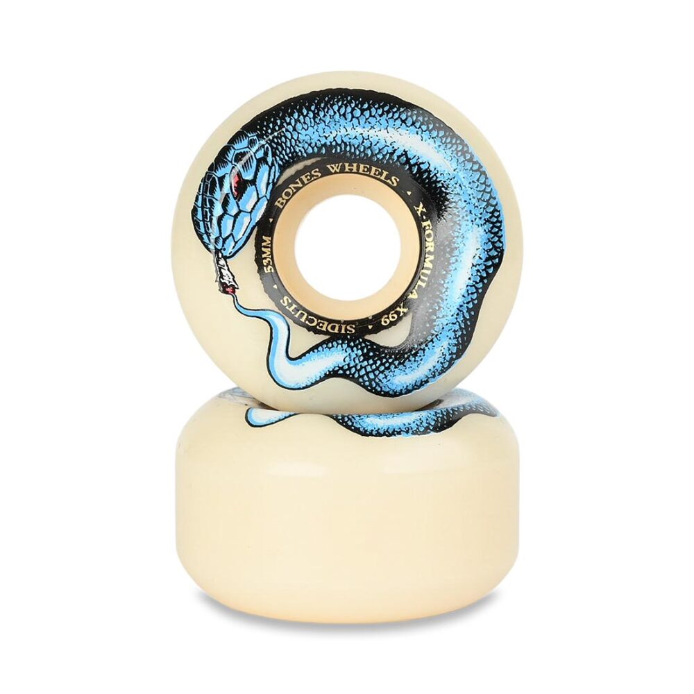 Bones X-Formula Smokin Snake V5 Sidecut 99a 53mm Skateboard Wheels