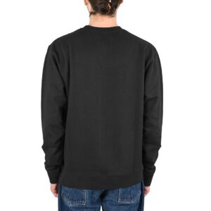 Etnies Corp Combo Pullover Crew Sweatshirt - Black/Yellow/White
