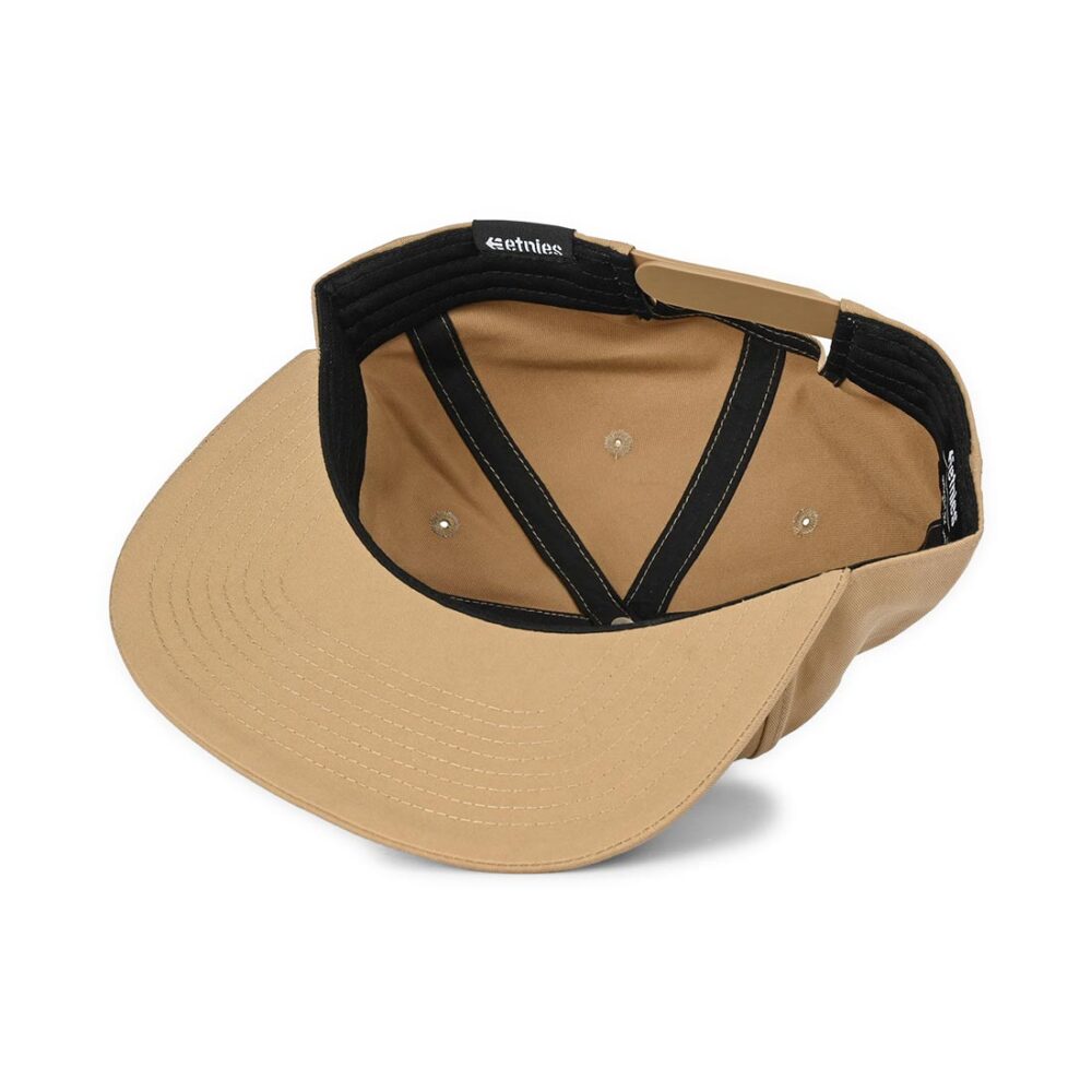 Etnies Corp Snapback Cap – Tan/Blue