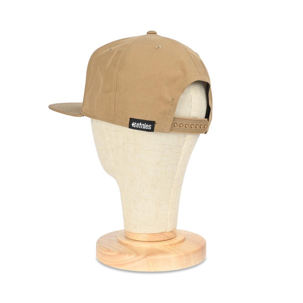 Etnies Corp Snapback Cap – Tan/Blue