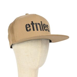 Etnies Corp Snapback Cap – Tan/Blue