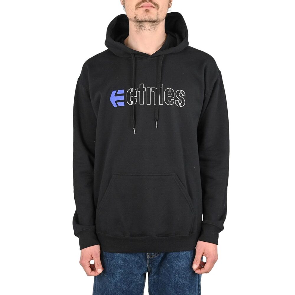 Etnies Ecorp Pullover Hoodie - Black/Blue/White