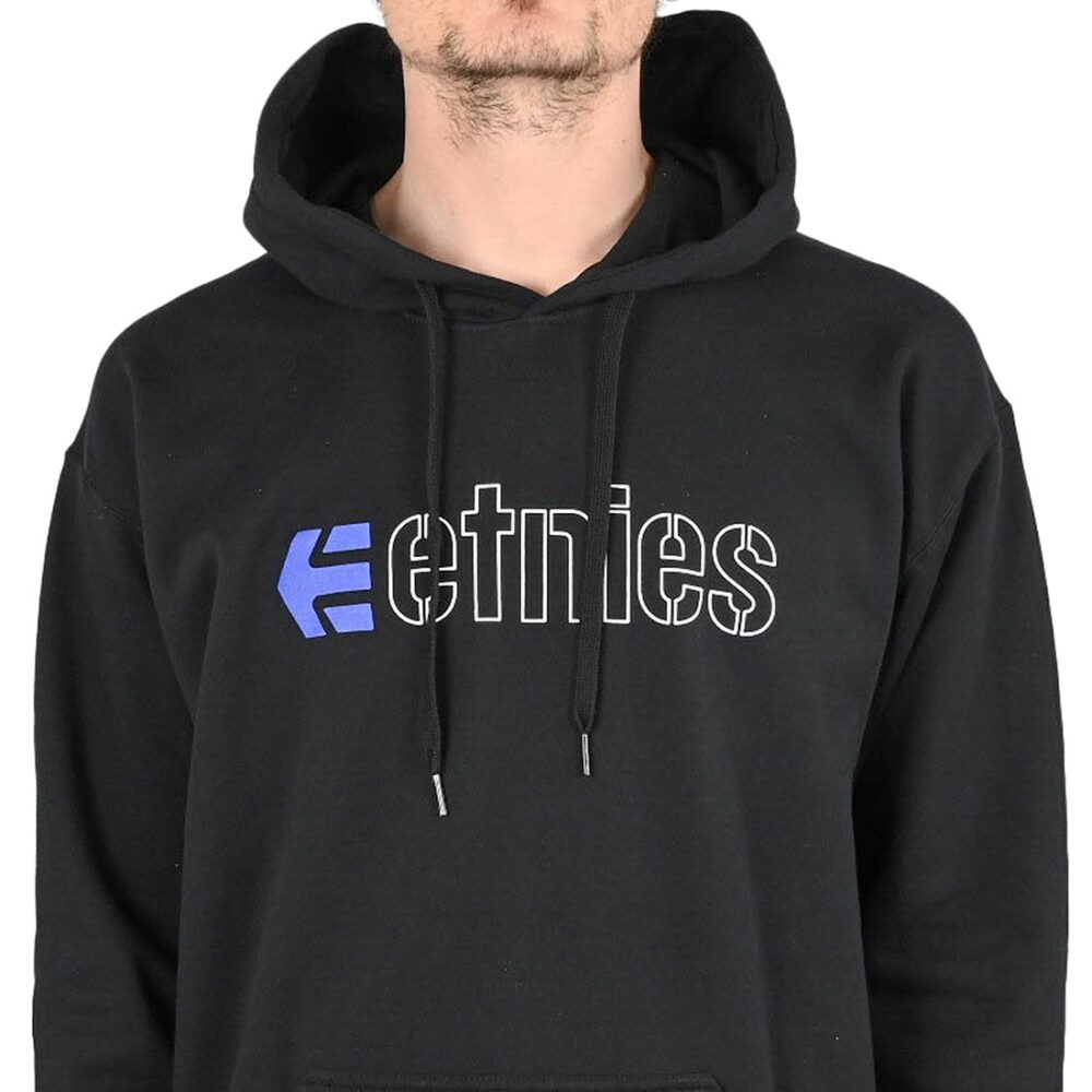Etnies Ecorp Pullover Hoodie - Black/Blue/White