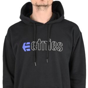 Etnies Ecorp Pullover Hoodie - Black/Blue/White