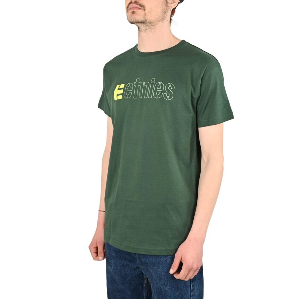 Etnies Ecorp S/S T-Shirt - Dark Green