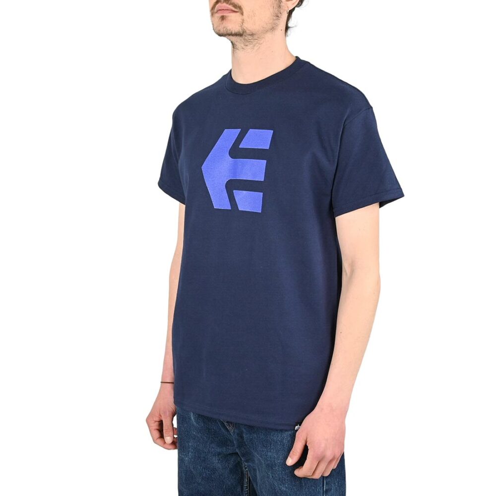 Etnies Icon S/S T-Shirt - Navy/Blue
