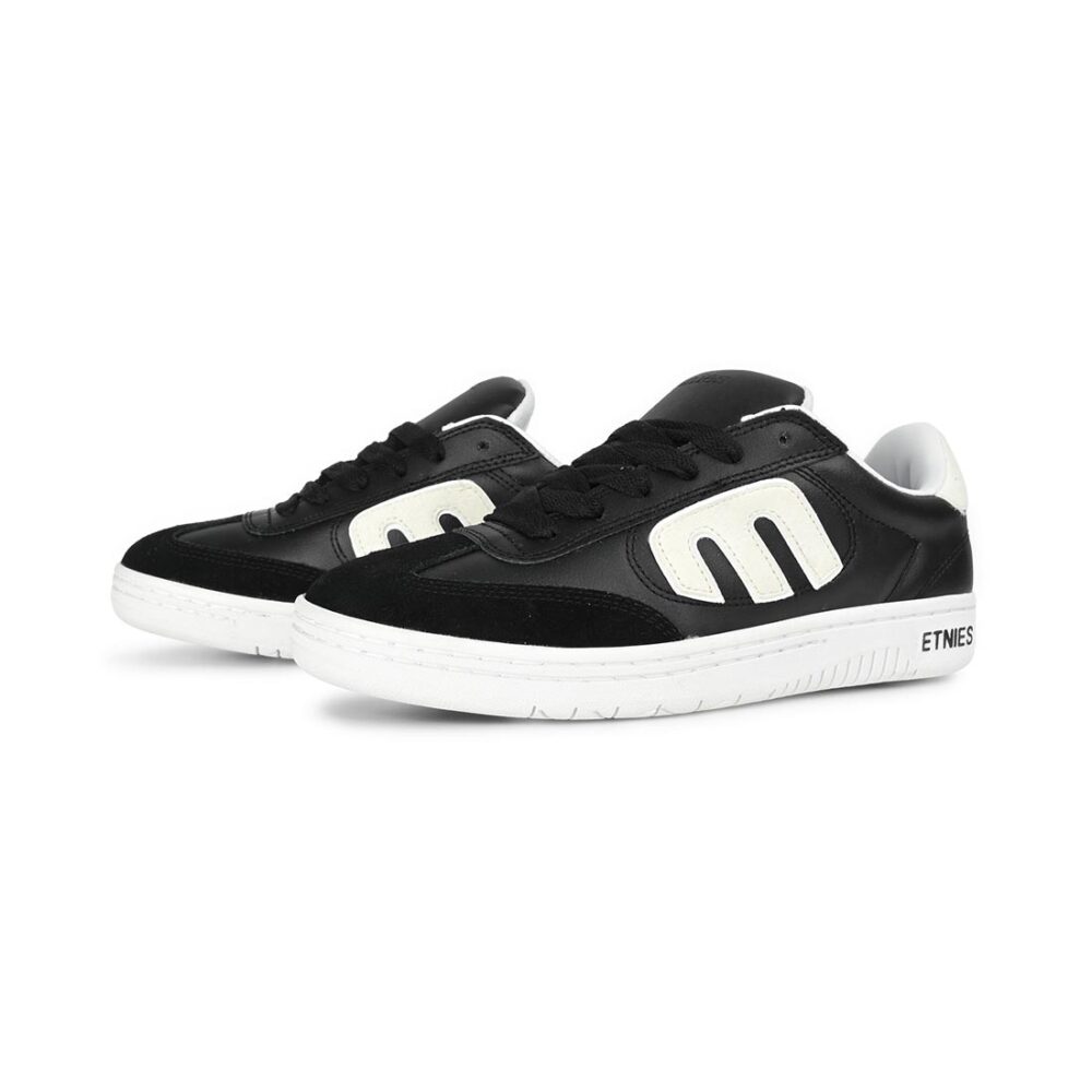 Etnies Lo Cut Skate Shoes - Black/White/White