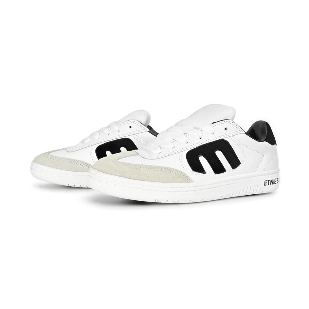 Etnies Lo Cut Skate Shoes - White/Black/White