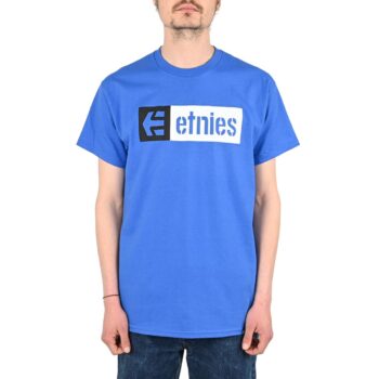 Etnies New Box S/S T-Shirt - Royal/Black/White