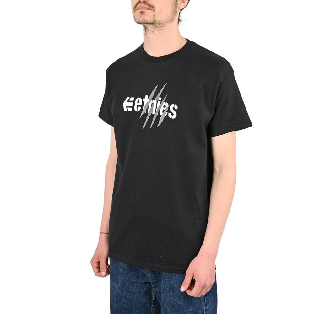 Etnies Wallen Arrow Slash S/S T-Shirt - Black/White