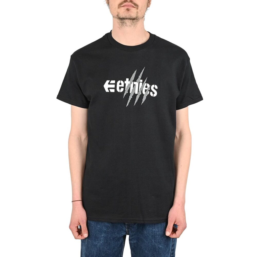 Etnies Wallen Arrow Slash S/S T-Shirt - Black/White