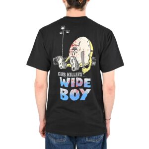 Heroin Curb Killer Wide Boy S/S T-Shirt - Black