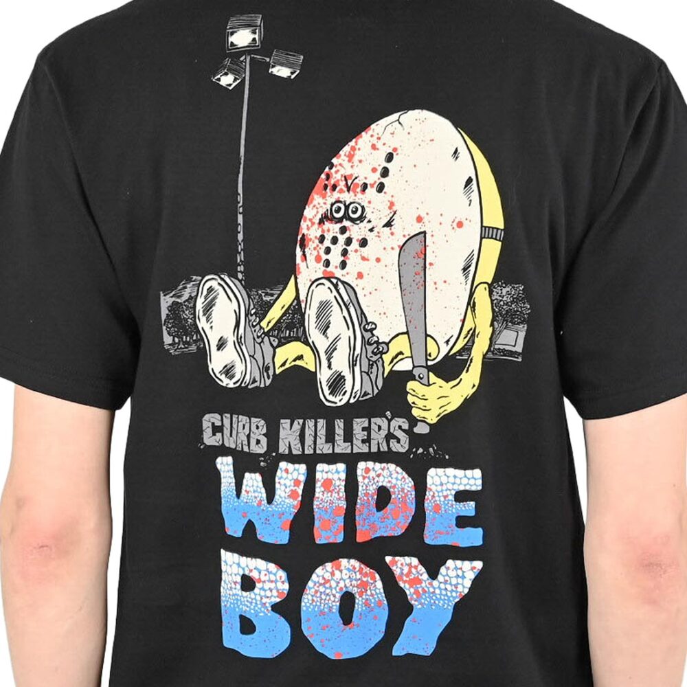 Heroin Curb Killer Wide Boy S/S T-Shirt - Black