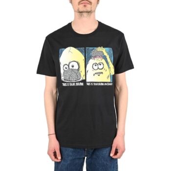 Heroin Egg Brain S/S T-Shirt - Black