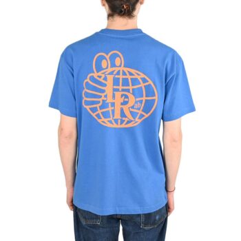 Last Resort Atlas Monogram S/S T-Shirt - Royal Blue/Sunset Orange