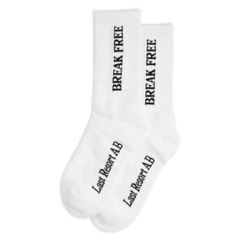 Last Resort Break Free Socks - White