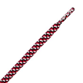 Mr. Lacy Ropies 130cm Shoelaces - Black/White/Red