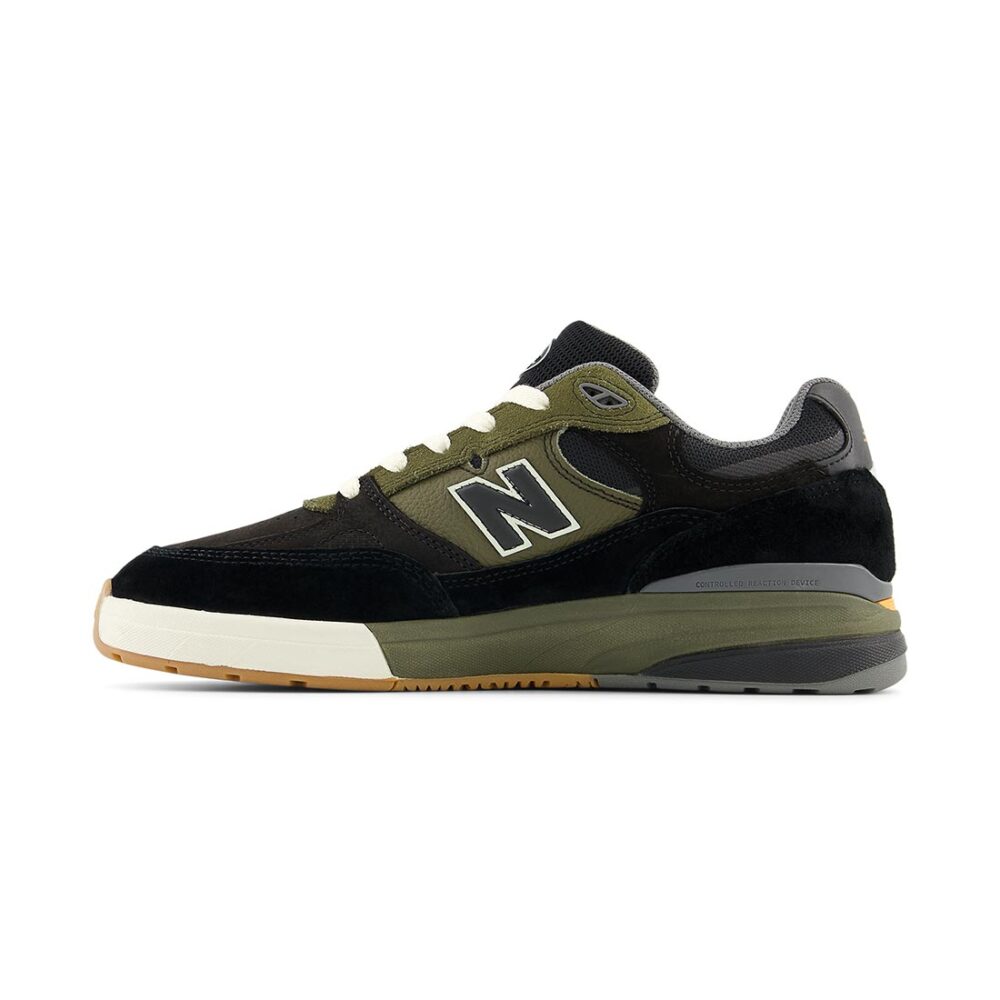 New Balance Numeric Reynolds 933 Skate Shoes - Black/Dark Olivine