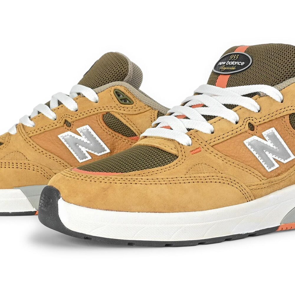 New Balance Numeric Reynolds 933 Skate Shoes - Camel/Dark Brown