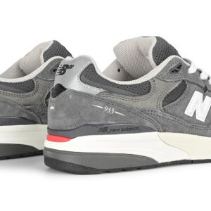 New Balance Numeric Reynolds 933 Skate Shoes - Dark Grey/White