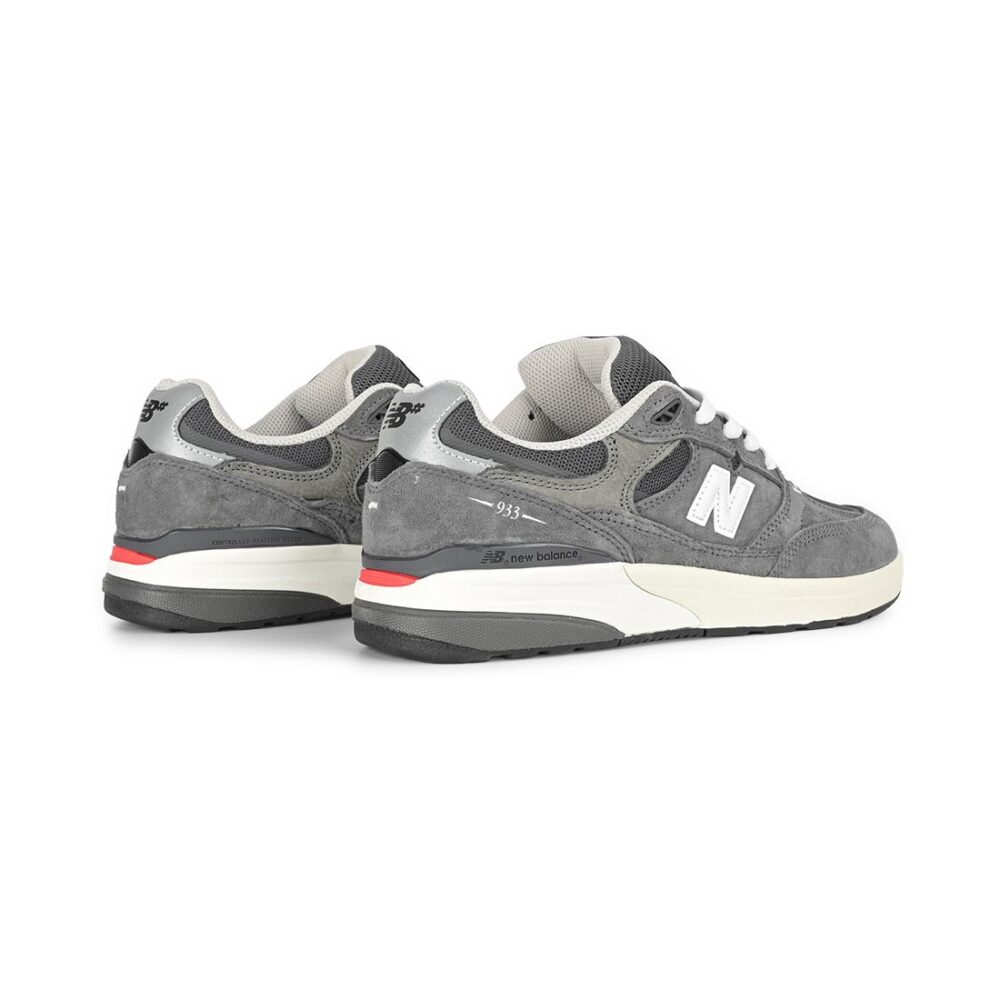 New Balance Numeric Reynolds 933 Skate Shoes - Dark Grey/White