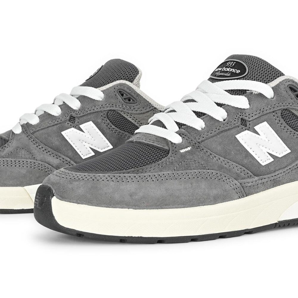 New Balance Numeric Reynolds 933 Skate Shoes - Dark Grey/White