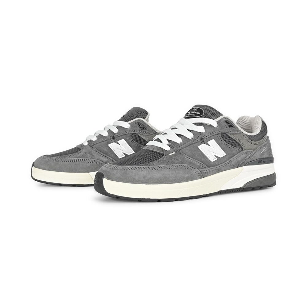 New Balance Numeric Reynolds 933 Skate Shoes - Dark Grey/White
