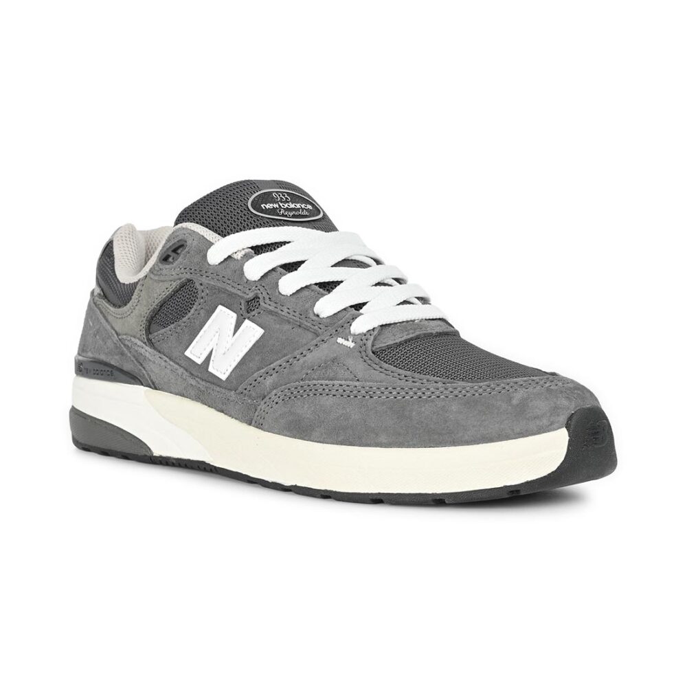 New Balance Numeric Reynolds 933 Skate Shoes - Dark Grey/White