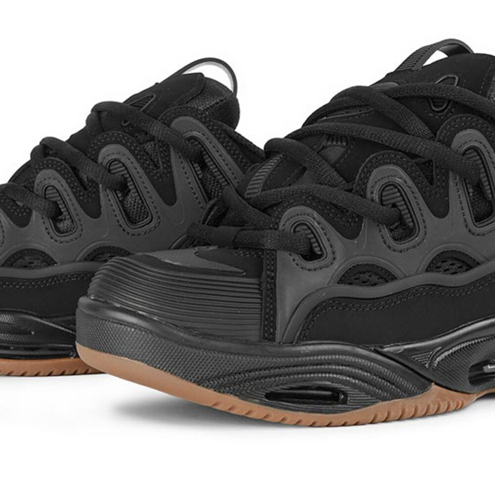 Osiris D3 2001 Skate Shoes - Black/Black/Gum