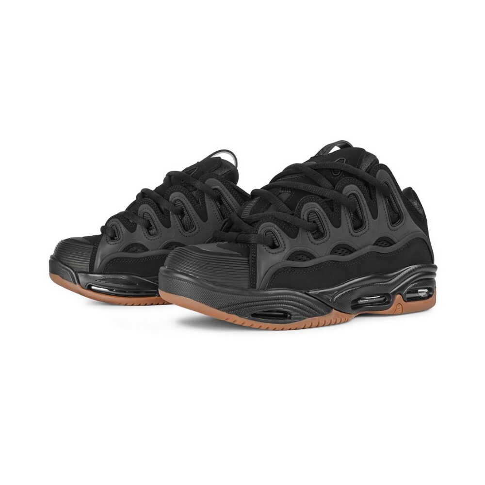 Osiris D3 2001 Skate Shoes - Black/Black/Gum