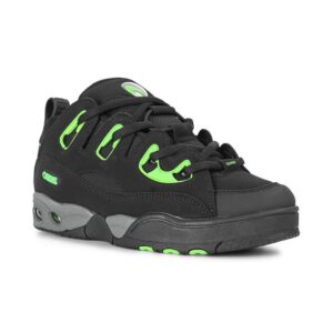 Osiris D3 E Skate Shoes - Black/Charcoal/Green